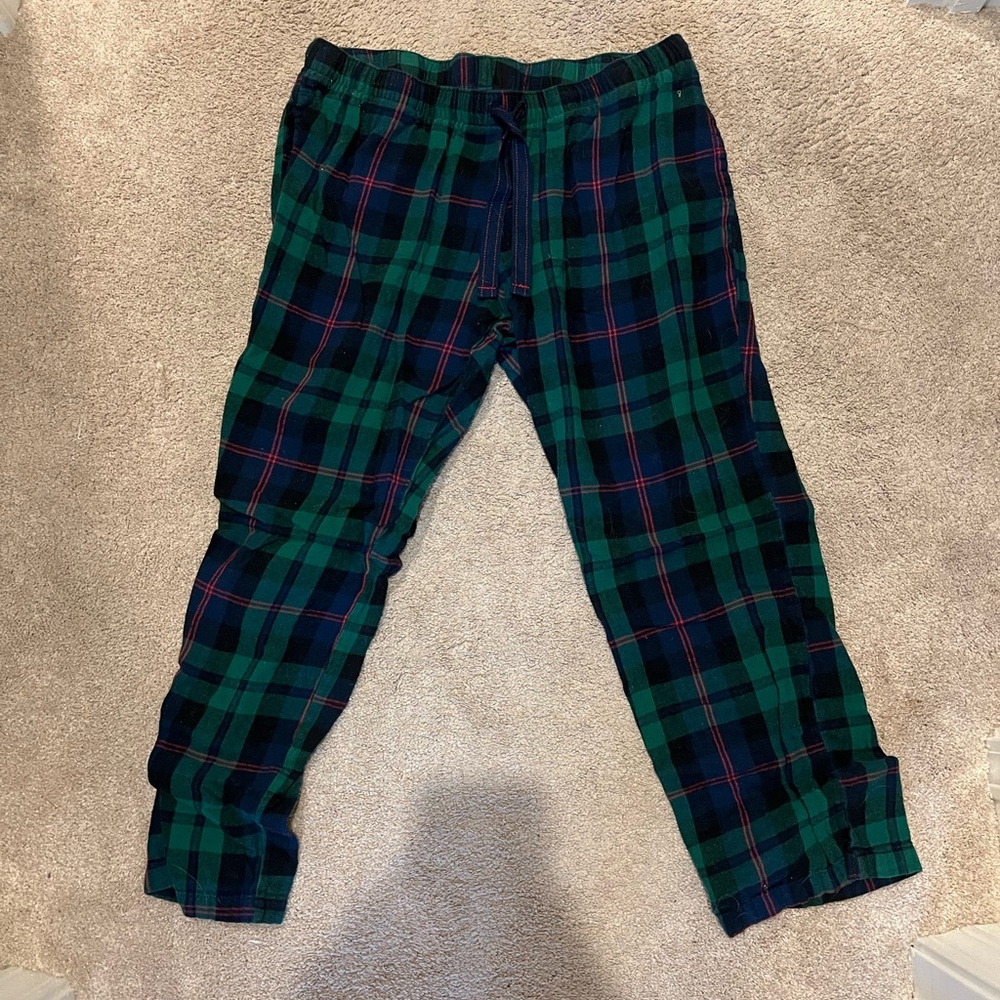 Old navy plaid pj pants